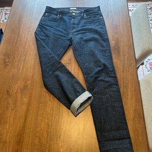 UB401 Unbranded Selvedge Tight Fit Actual Waist 34”x31”